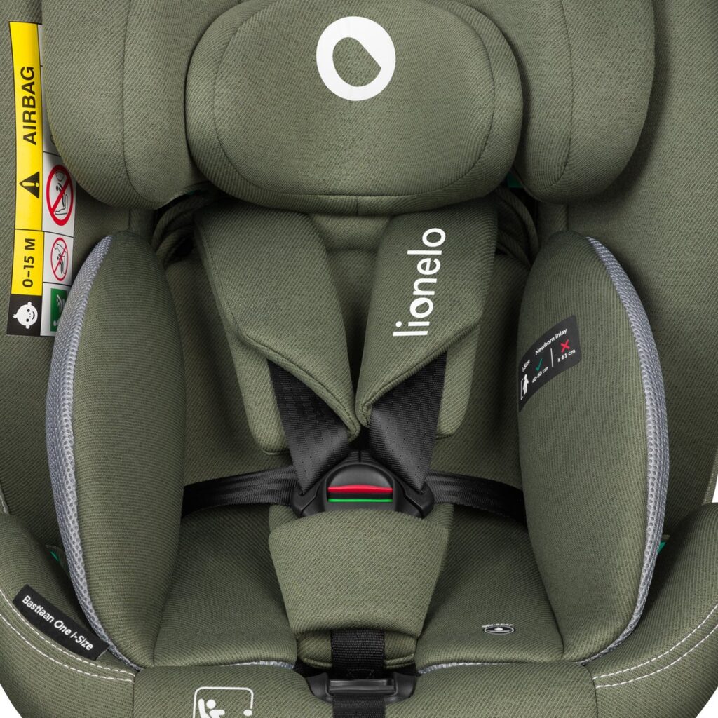 Lionelo Bastiaan One I-Size autokrēsliņš bērniem 40-150cm krāsa Green Olive