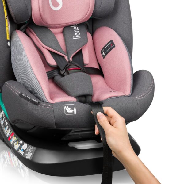 Autokreslini.lv | Bastiaan One I-Size autokrēsliņš bērniem 40-150cm krāsa Pink Rose bilde #11