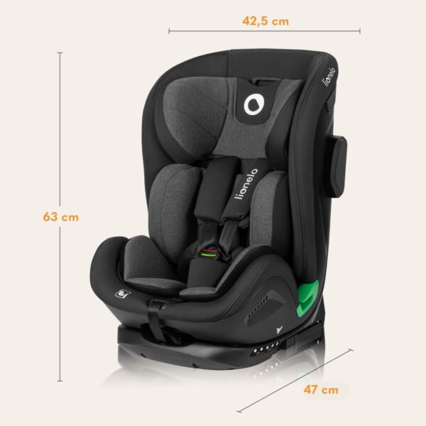 Autokreslini.lv | Harper I-Size autokrēsliņš 76-150cm krāsa Black Carbon Grey bilde #27