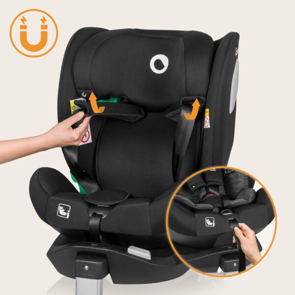Autokreslini.lv | Braam I-Size autokrēsliņš 40-150cm krāsa Carbon Black bilde #21