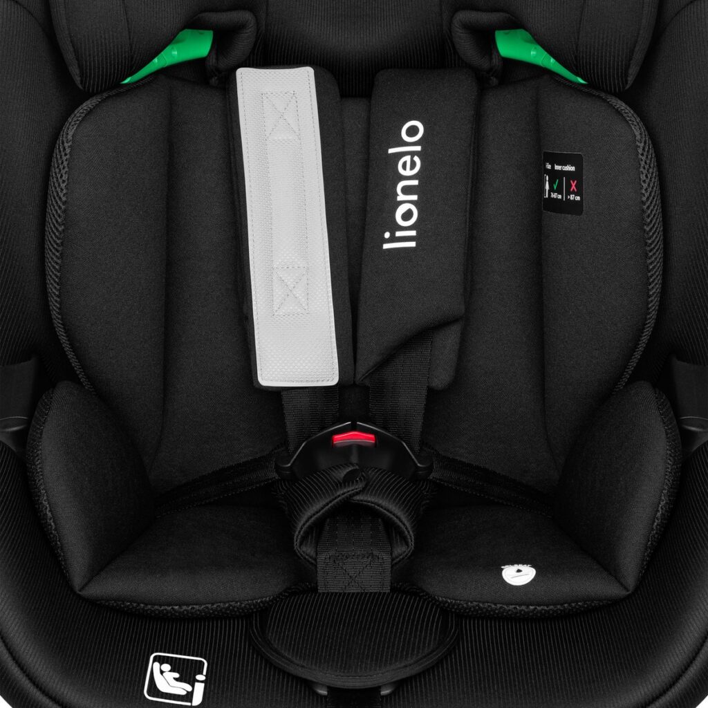 Lionelo Lavender I-Size autokrēsliņš bērniem 76-150cm krāsa Black Carbon