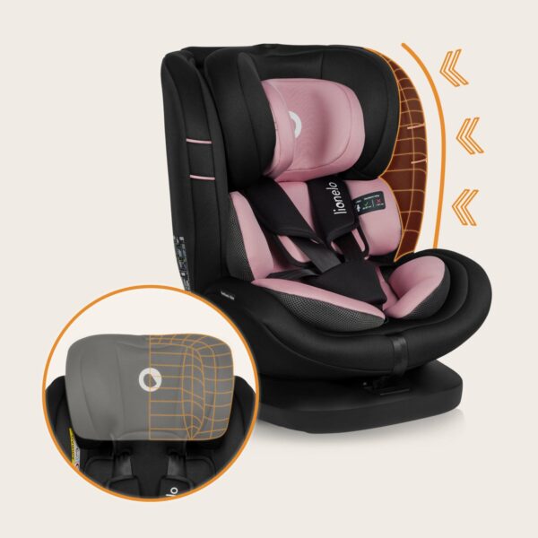 Autokreslini.lv | Bastiaan I-Size autokrēsliņš bērniem 40-150cm krāsa Pink Rose bilde #19