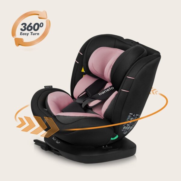 Autokreslini.lv | Bastiaan I-Size autokrēsliņš bērniem 40-150cm krāsa Pink Rose bilde #15