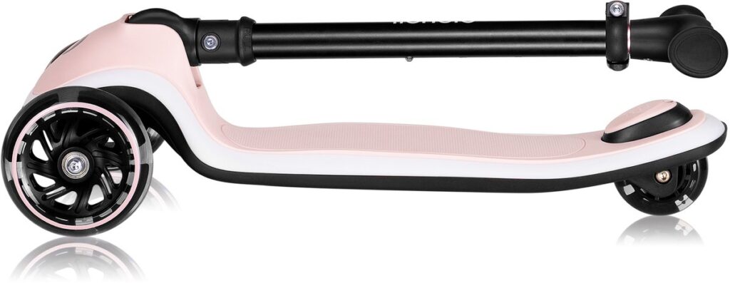 Lionelo MEY skrejritenis bērniem ar LED gaismiņām krāsa PINK ROSE