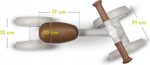 Autokreslini.lv | VILLY līdzsvara velosipēds krāsa BEIGE LATTE bilde #5