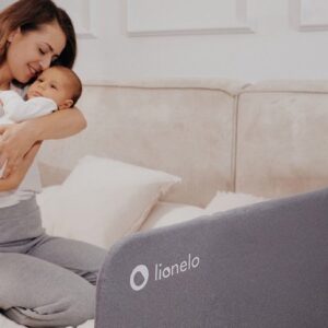 Lionelo LORA gultas malas aizsargs krāsa GREY STONE