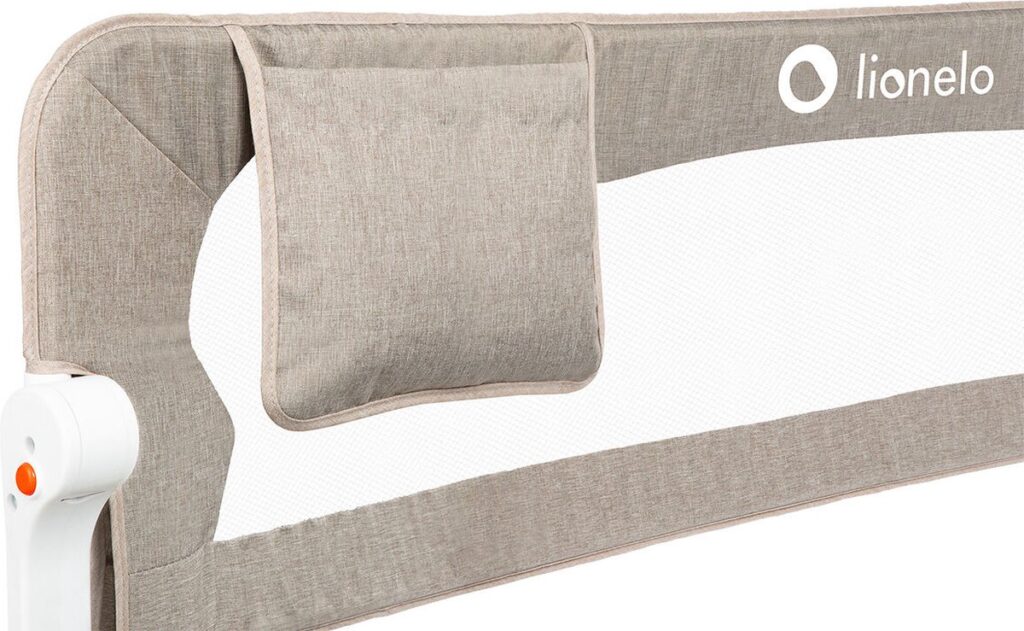 Lionelo EVA gultas malas aizsargs krāsa BEIGE MELANGE