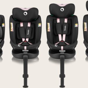 Lionelo Navy I-Size autokrēsliņš 40-150cm krāsa Black Pink