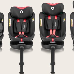Lionelo Navy I-Size autokrēsliņš 40-150cm krāsa Black Red