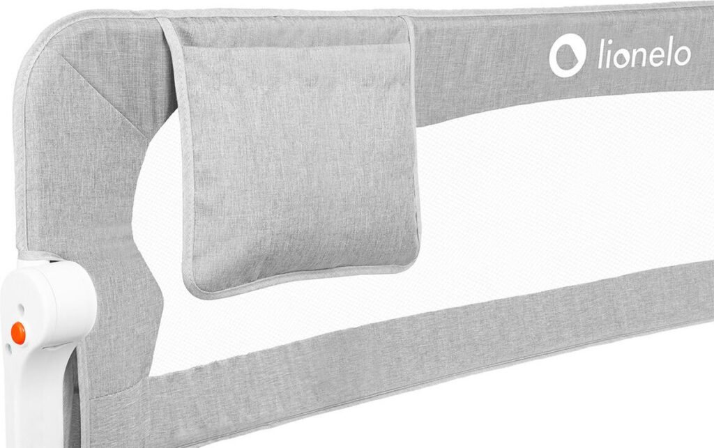Lionelo EVA gultas malas aizsargs krāsa GREY MELANGE