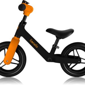 Lionelo TONI līdzsvara velosipēds krāsa BLACK ORANGE