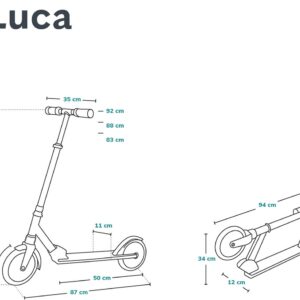 Lionelo LUCA skrejritenis krāsa BLACK CARBON PINK