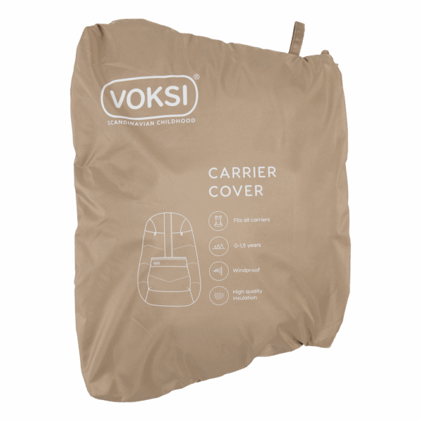Autokreslini.lv | Carrier Cover universāls ergosomas siltais pārvalks krāsa Dark Sand bilde #5
