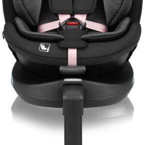 Lionelo Navy I-Size autokrēsliņš 40-150cm krāsa Black Pink
