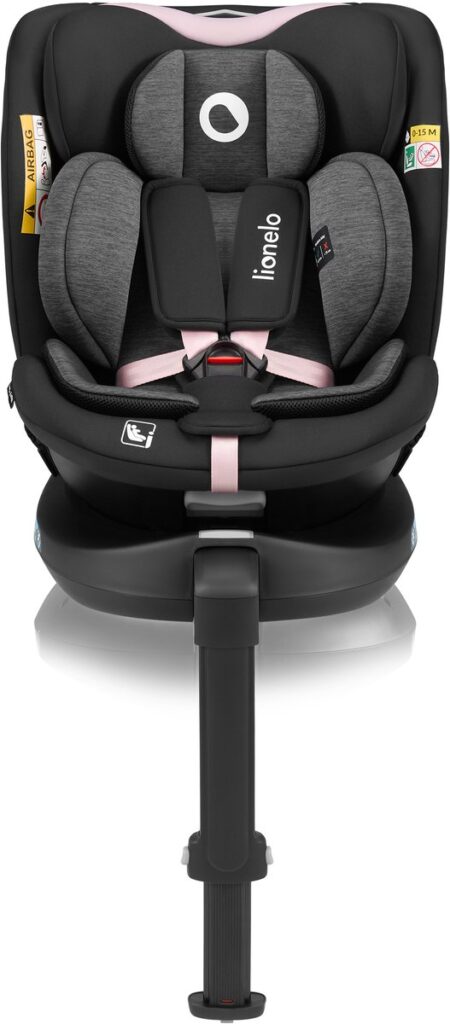 Lionelo Navy I-Size autokrēsliņš 40-150cm krāsa Black Pink