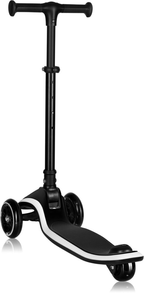 Lionelo MEY skrejritenis bērniem ar LED gaismiņām krāsa BLACK ONYX
