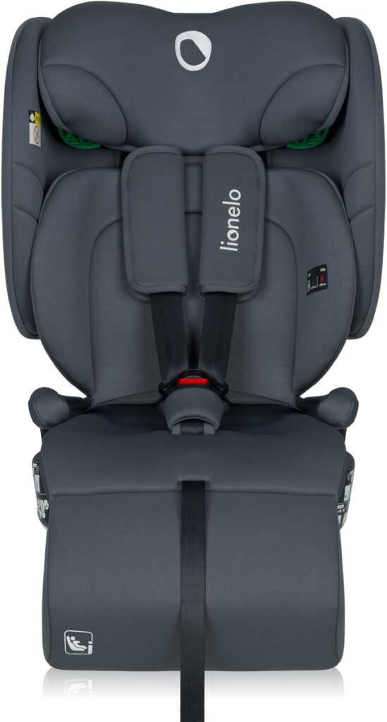 Lionelo Nelly I-Size salokāms autokrēsliņš bērniem 76-150cm krāsa Grey Graphite