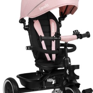 Lionelo BERRY stumjams trīsritenis bērniem krāsa PINK ROSE