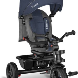 Lionelo HAARI stumjamais trīsritenis bērniem krāsa JEANS