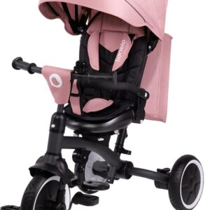 Lionelo TRIS PLUS stumjamais trīsritenis krāsa PINK ROSE