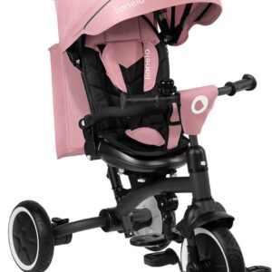 Lionelo TRIS PLUS stumjamais trīsritenis krāsa PINK ROSE