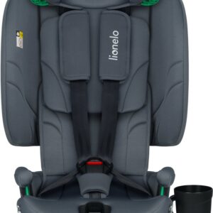 Lionelo Nelly I-Size salokāms autokrēsliņš bērniem 76-150cm krāsa Grey Graphite