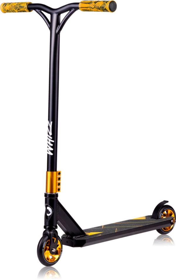 Autokreslini.lv | WHIZZ skrejritenis krāsa BLACK CARBON YELLOW bilde #1