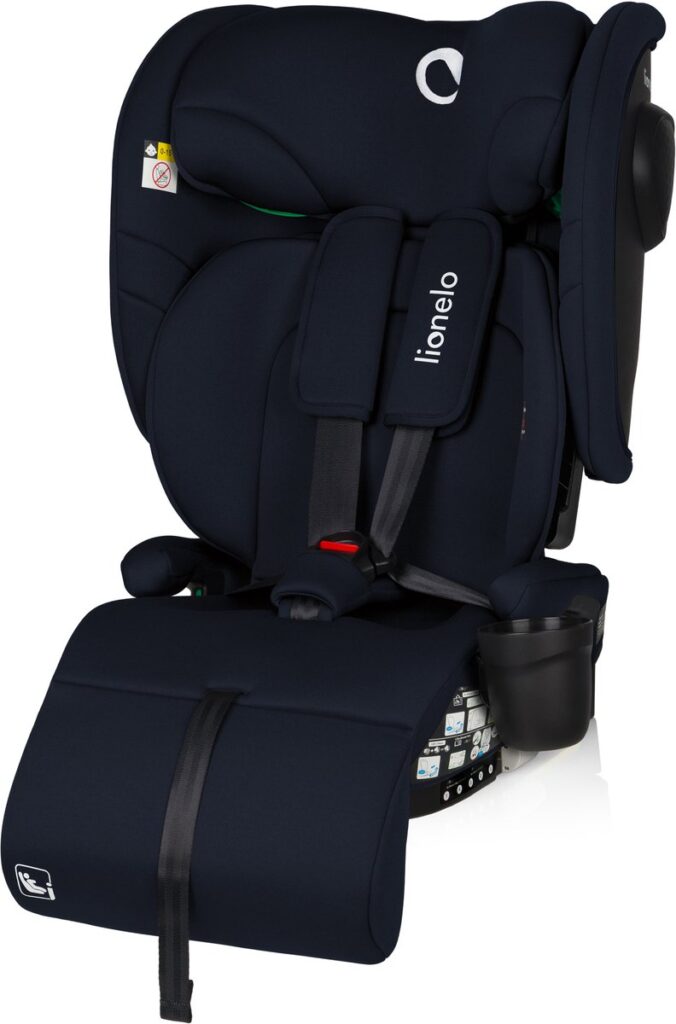 Lionelo Nelly I-Size salokāms autokrēsliņš bērniem 76-150cm krāsa Blue Navy