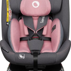 Lionelo Bastiaan One I-Size autokrēsliņš bērniem 40-150cm krāsa Pink Rose