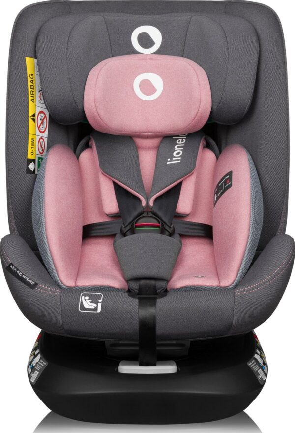Autokreslini.lv | Bastiaan One I-Size autokrēsliņš bērniem 40-150cm krāsa Pink Rose bilde #7