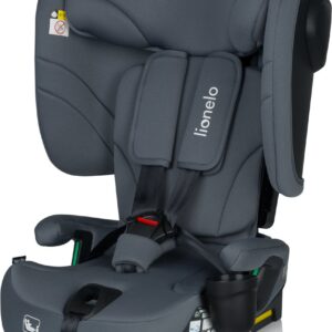 Lionelo Nelly I-Size salokāms autokrēsliņš bērniem 76-150cm krāsa Grey Graphite