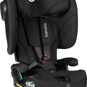 Lionelo Nelly I-Size salokāms autokrēsliņš bērniem 76-150cm krāsa Black Carbon