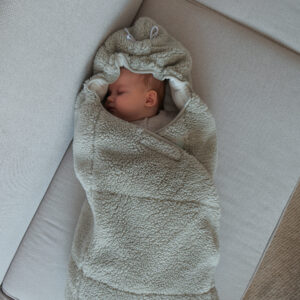 Lodger Wrapper mazuļu ietinamā sedziņa TEDDY krāsa SILK