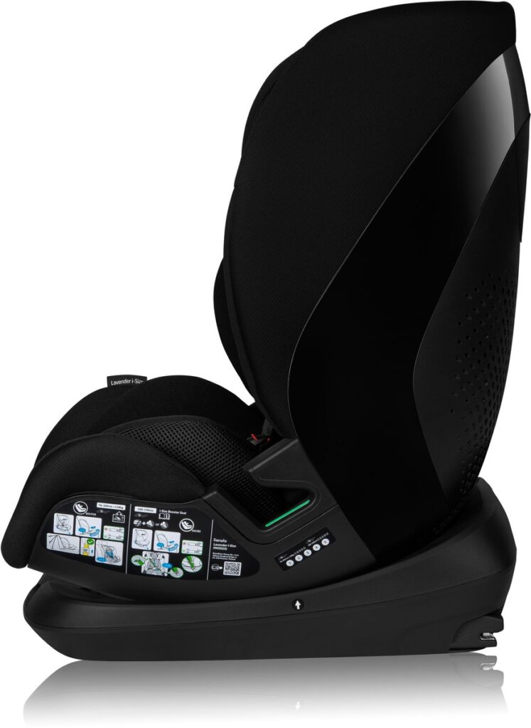 Lionelo Lavender I-Size autokrēsliņš bērniem 76-150cm krāsa Black Carbon