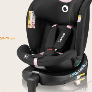 Lionelo Navy I-Size autokrēsliņš 40-150cm krāsa Black Pink