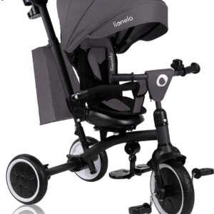Lionelo TRIS PLUS stumjamais trīsritenis krāsa GREY STONE