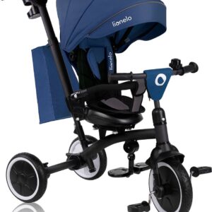 Lionelo TRIS PLUS stumjamais trīsritenis krāsa BLUE DENIM