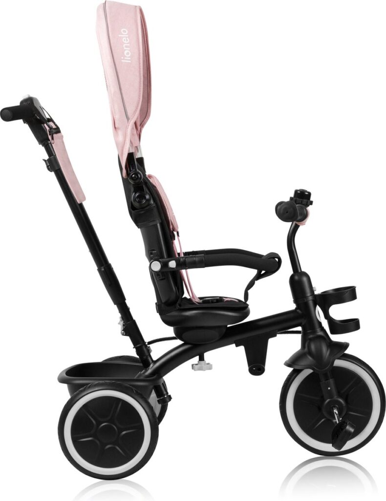Lionelo BERRY stumjams trīsritenis bērniem krāsa PINK ROSE