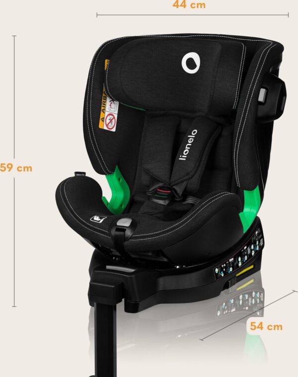 Autokreslini.lv | Harmony I-Size autokrēsliņš 40-150cm krāsa Black Carbon Bamboo bilde #27