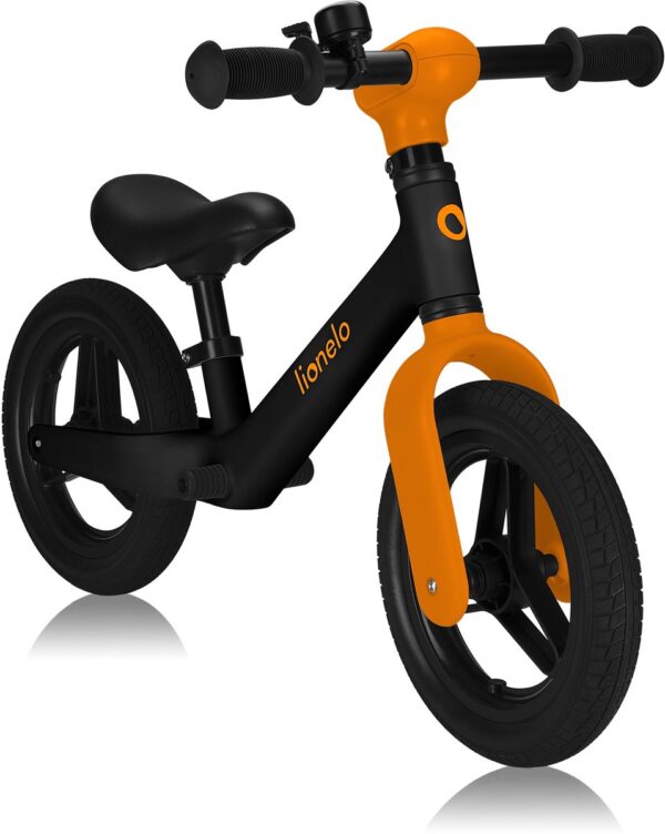 Autokreslini.lv | TONI līdzsvara velosipēds krāsa BLACK ORANGE bilde #3