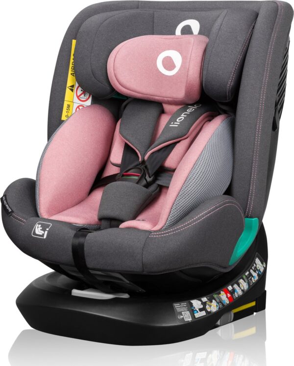 Autokreslini.lv | Bastiaan One I-Size autokrēsliņš bērniem 40-150cm krāsa Pink Rose bilde #3