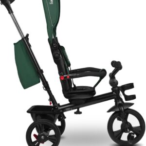 Lionelo HAARI stumjamais trīsritenis bērniem krāsa GREEN EMERALD