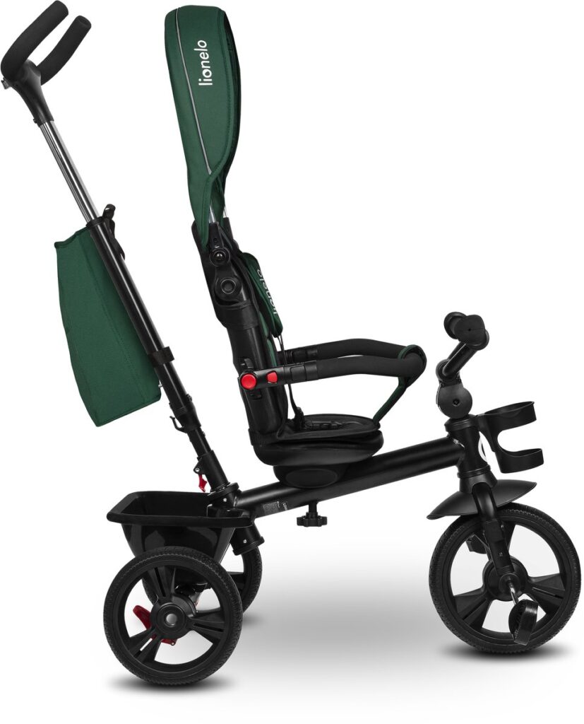 Lionelo HAARI stumjamais trīsritenis bērniem krāsa GREEN EMERALD