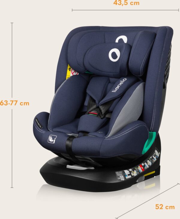 Autokreslini.lv | Bastiaan One I-Size autokrēsliņš bērniem 40-150cm krāsa Blue Navy bilde #35