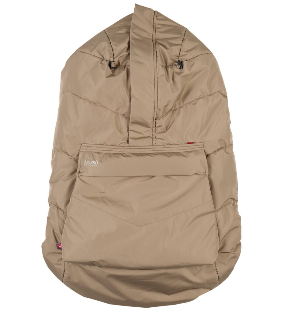 Voksi Carrier Cover universāls ergosomas siltais pārvalks krāsa Dark Sand
