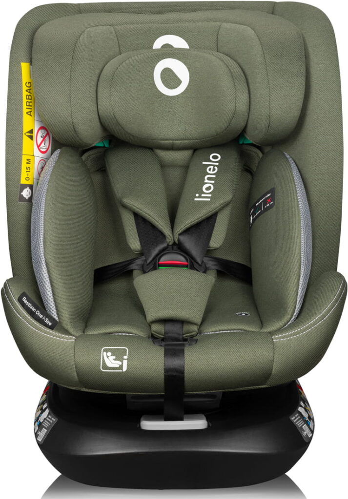 Lionelo Bastiaan One I-Size autokrēsliņš bērniem 40-150cm krāsa Green Olive
