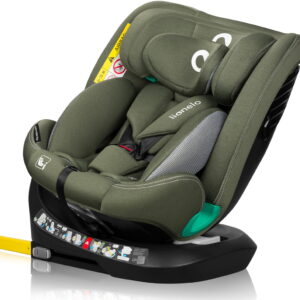 Lionelo Bastiaan One I-Size autokrēsliņš bērniem 40-150cm krāsa Green Olive