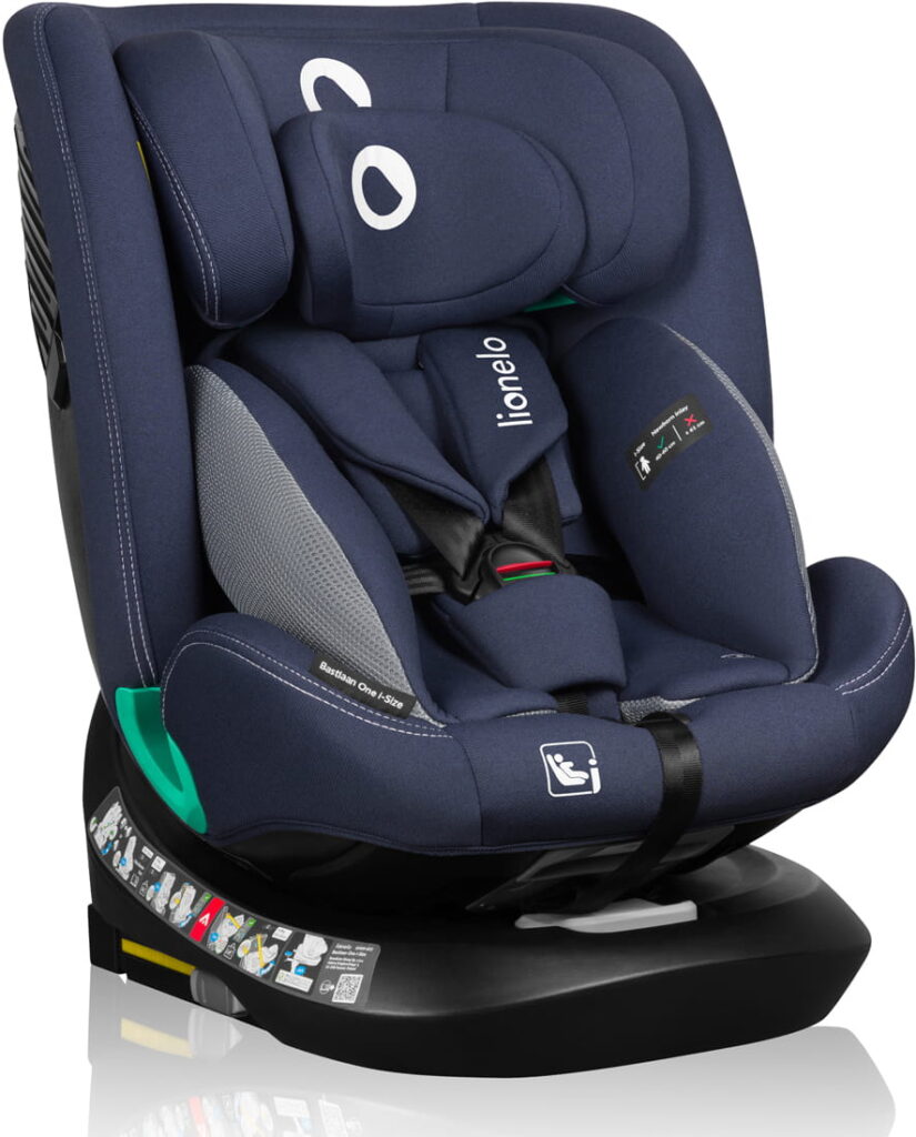 Lionelo Bastiaan One I-Size autokrēsliņš bērniem 40-150cm krāsa Blue Navy
