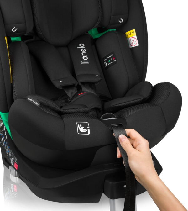 Autokreslini.lv | Braam AIR I-Size autokrēsliņš 40-150cm krāsa Black Carbon bilde #21