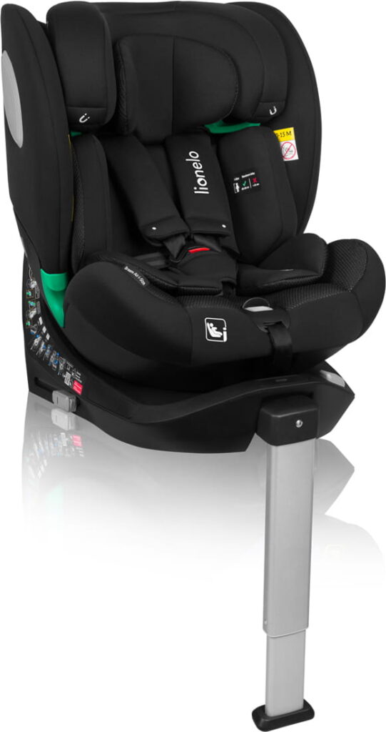 Lionelo Braam AIR I-Size autokrēsliņš 40-150cm krāsa Black Carbon